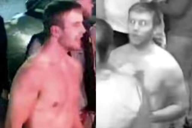 The police have released CCTV images of a man they would like to speak to following a fight in a Harrogate bar