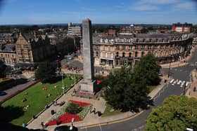 Harrogate has placed fourth on a list of the greenest towns in Yorkshire.