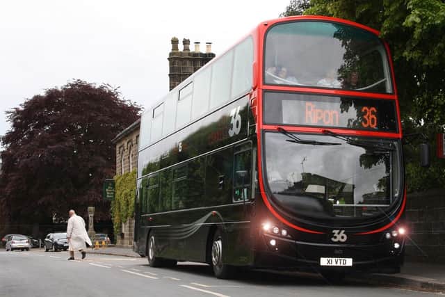 The number 36 bus service run by Harrogate Bus Company has one of the most popular scenic routes in the UK.