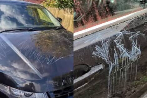 The police are appealing for information and witnesses after black Range Rover was deliberately damaged while parked on Tentergate Road in Knaresborough