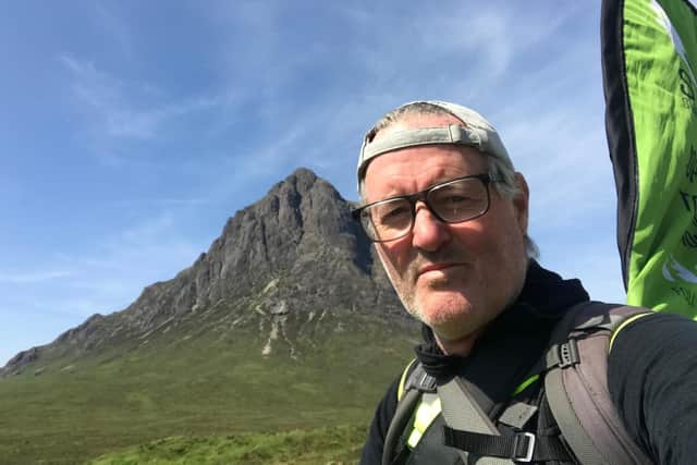 Reason to live - Yorkshire man Stephen Ellis had a dream while recovering in a hospital bed after a stroke that he had walked from John O’Groats to Lands End. Now he is doing just that.