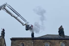 Firefighters attended to a chimney fire at pub in the Harrogate district this morning (Credit: Harrogate Fire Station)