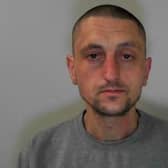 Anthony Fraser, 38, has been jailed after a series of raids across Harrogate including at a restaurant and hairdressers