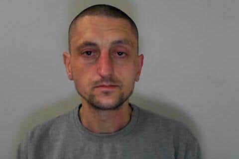 Anthony Fraser, 38, has been jailed after a series of raids across Harrogate including at a restaurant and hairdressers