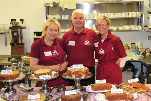 Some of volunteers in our famous Tea Room