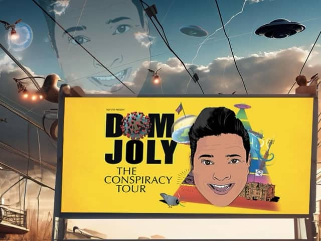 March 27 - Comedian Dom Joly at Harrogate Theatre.
