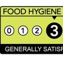 A coffee shop in Harrogate has been given a three out of five food hygiene rating by the Food Standards Agency