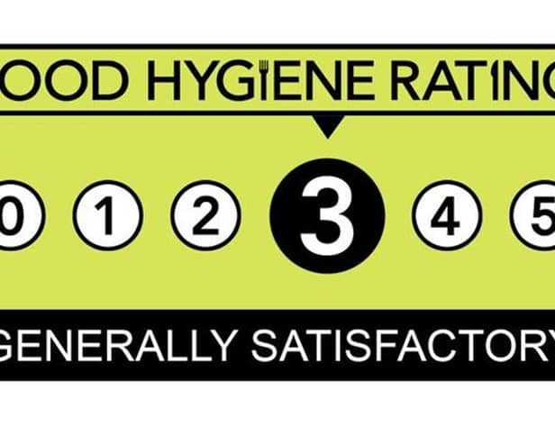 A coffee shop in Harrogate has been given a three out of five food hygiene rating by the Food Standards Agency
