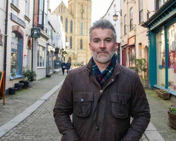 Labour York and North Yorkshire Mayor David Skaith, pictured in Ripon.
