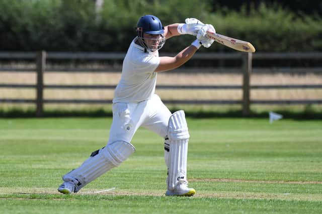 Mike Dennett was among the runs as Helperby CC saw off Birstwith in Division One of the Theakston Nidderdale League. Pictures: Gerard Binks