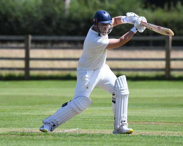 Mike Dennett was among the runs as Helperby CC saw off Birstwith in Division One of the Theakston Nidderdale League. Pictures: Gerard Binks