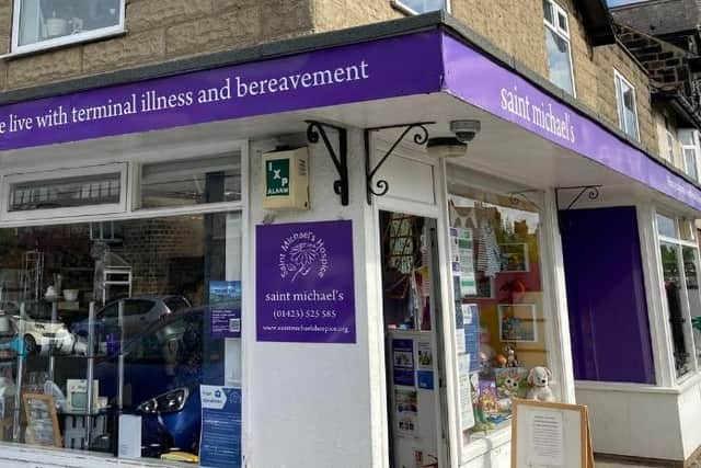 The Saint Michael's Hospice charity shop in Harrogate has been forced to close following a break-in