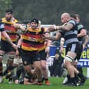 Harrogate's Thomas Spencer-Jones in action against Otley at the weekend.