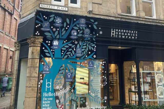 Shop change - The new nature-led design at Harrogate Organics highlights its commitment to changing society's approach to wellbeing. (Picture contributed)