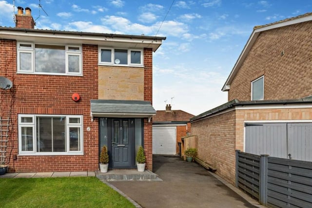 This three bedroom and one bathroom semi-detached house is for sale with Hunters for £350,000