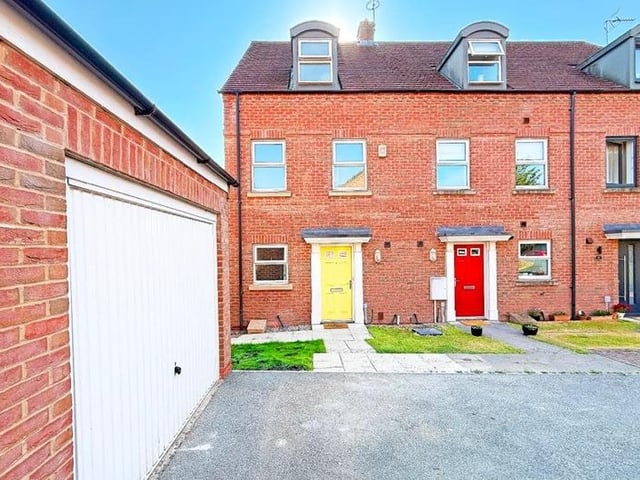This three bedroom and two bathroom town house is for sale with Newby James for £340,000