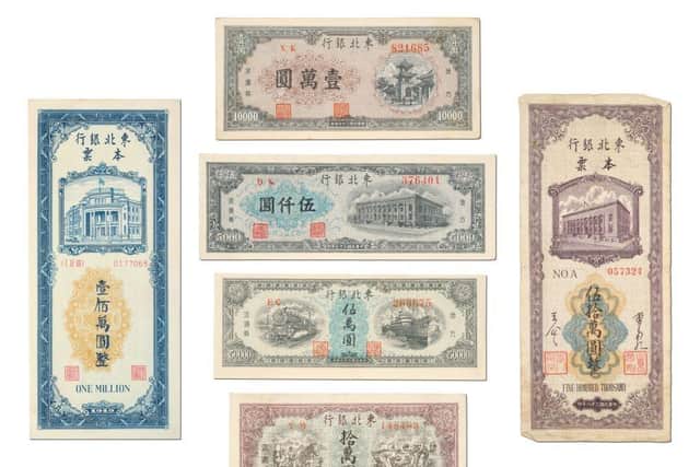 China, Tung Pei Bank of China – sold for £4,000