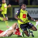 An improved performance by Harrogate Town during Tuesday's EFL Trophy win over Nottingham Forest Under-21s came after what had been a particularly tough week for the club. Pictures: Matt Kirkham