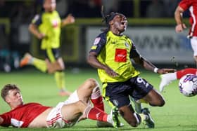 An improved performance by Harrogate Town during Tuesday's EFL Trophy win over Nottingham Forest Under-21s came after what had been a particularly tough week for the club. Pictures: Matt Kirkham