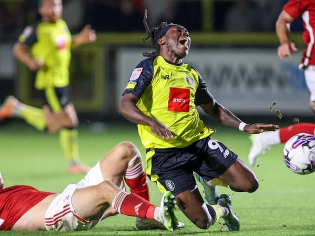 An improved performance by Harrogate Town during Tuesday's EFL Trophy win over Nottingham Forest Under-21s came after what had been a particularly tough week for the club. Pictures: Matt Kirkham