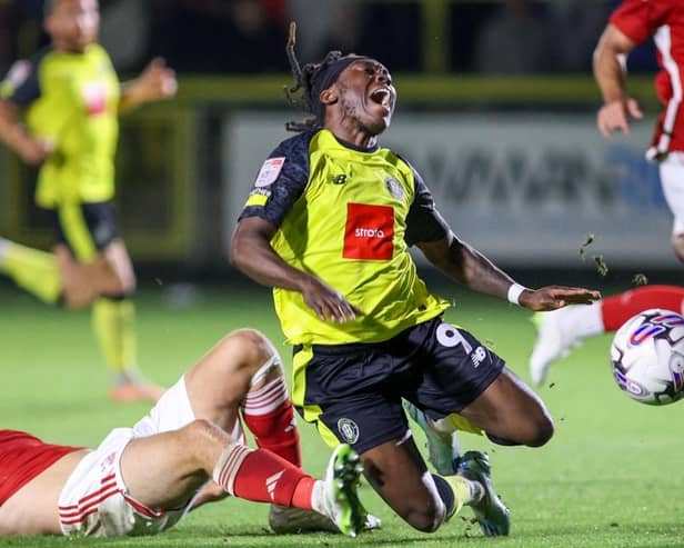 An improved performance by Harrogate Town during Tuesday's EFL Trophy win over Nottingham Forest Under-21s came after what had been a particularly tough week for the club. Pictures: Matt Kirkham