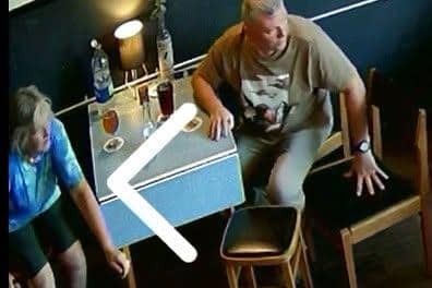 The police have issued a CCTV image of a couple they would like to speak to after a woman was bitten by dog inside Husk bar on Station Square in Harrogate