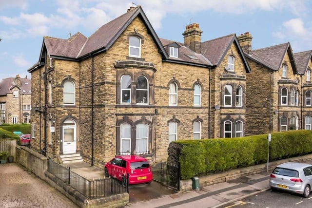 This basement apartment has a breakfast kitchen, lounge diner, storage cupboard, fitted wardrobes and shared hall. It also has an allocated parking space. Guide price: £165,000; call Myrings on 01423 566400.