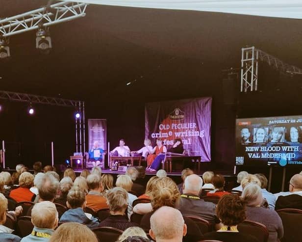 The sold out crowds at Val McDermid's 'New Blood' event in Harrogate at this year's Theakston Old Peculier Crime Writing Festival last week. (Picture Harrogate International Festivals)