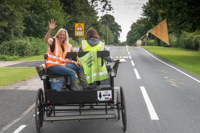 “The carriage makes it accessible for all, people that can’t ride or are getting too old to be safely on horses, those in wheelchairs or those who arrive by ambulance"