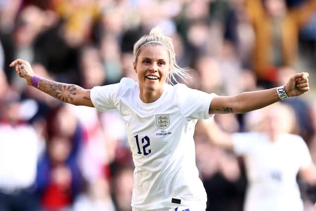 Rachel Daly scored twice as England beat Italy 2-1 to win their second match of the Arnold Clark Cup