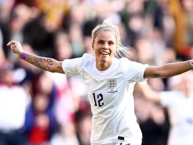 Rachel Daly scored twice as England beat Italy 2-1 to win their second match of the Arnold Clark Cup
