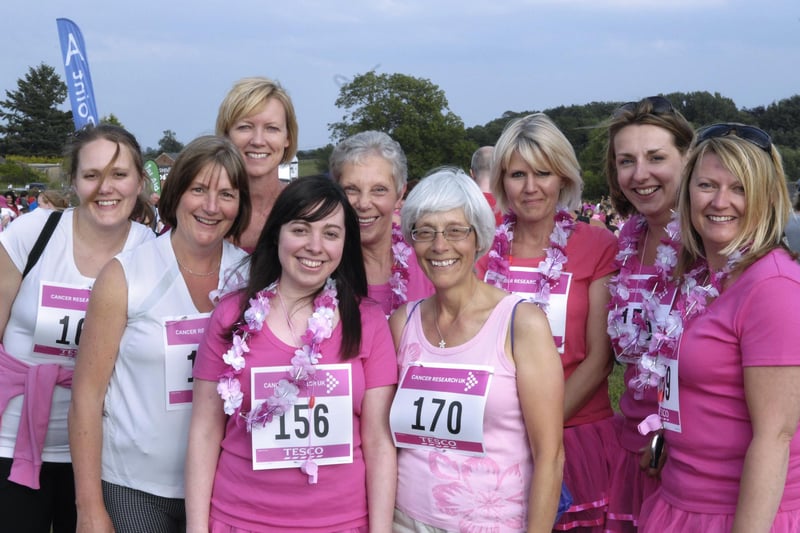 The team from Richard Taylor Primary School ready to tackle the Race for Life in 2010