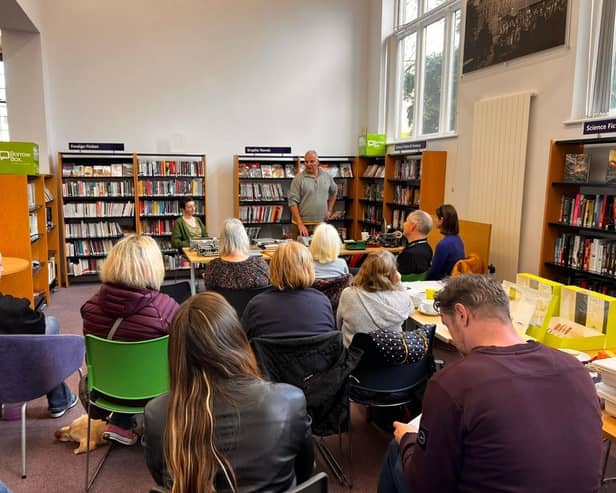 The braille event at Harrogate Library