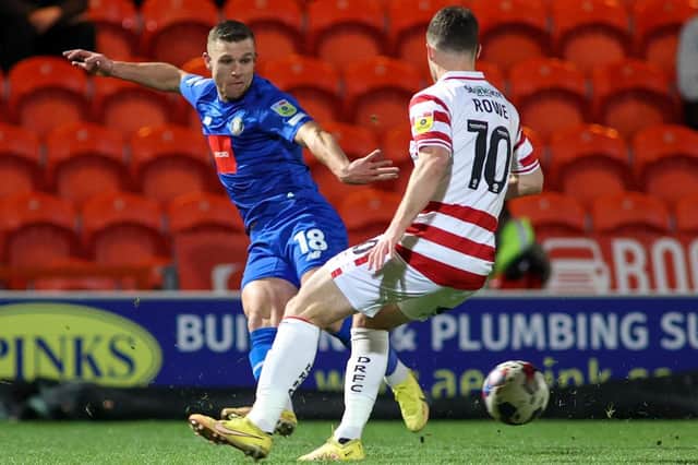 Harrogate Town triumphed 2-0 when they visited Doncaster Rovers in League Two last season. Pictures: Matt Kirkham