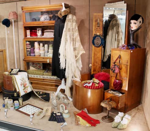 The milliner's workshop detail.