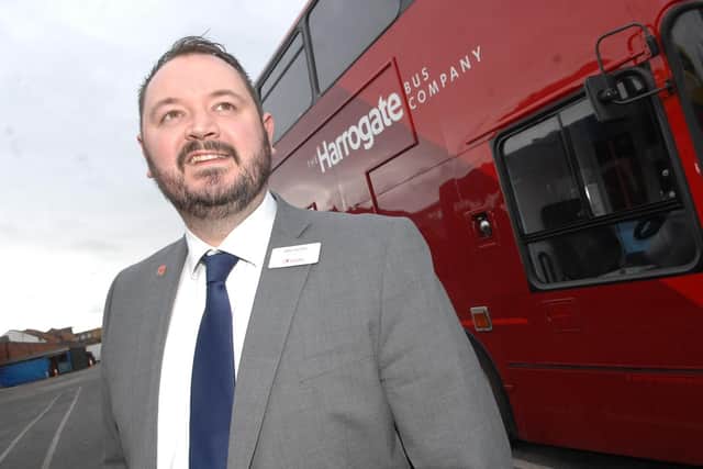 Still positive about the future, Transdev chief executive Alex Hornby has opened up on the pressures facing bus transport. (Picture Adrian Murray)