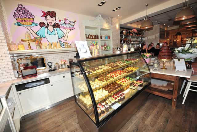 Mama Doreen's Emporium, offering scrumptious afternoon tea and cupcakes, can be found in Harrogate