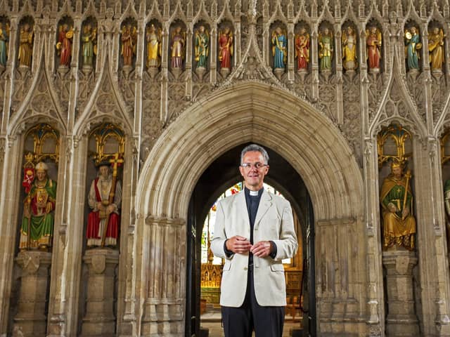 The Dean of Ripon, the Very Rev John Dobson at Ripon Cathedral.    Picture Tony Johnson