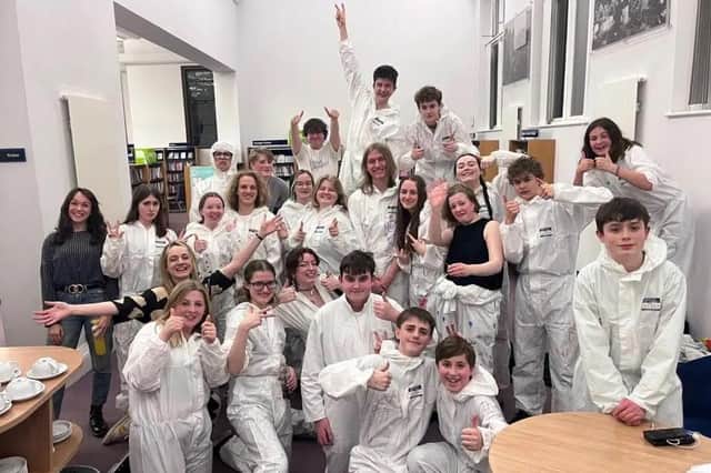 Harrogate Youth Theatre performed ’Open A Book’ and ‘Blank Page’ at Harrogate Library.