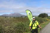 Arriving in Harrogate today - Epic charity walker Stephen Ellis, whose life was saved at Calderdale Royal Hospital in Halifax after a stroke,