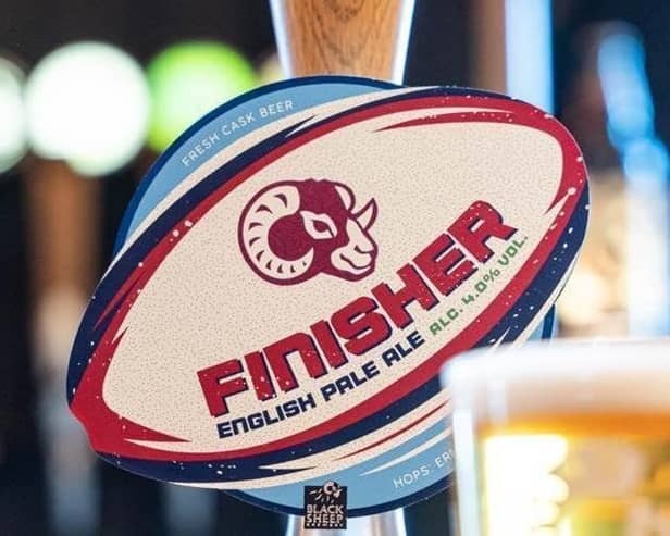 At a steady 4%, the team at Black Sheep in Masham reckon their delicious Finisher pale ale is the perfect pint to sup while in the stands cheering on England or watching on TV in the pub.