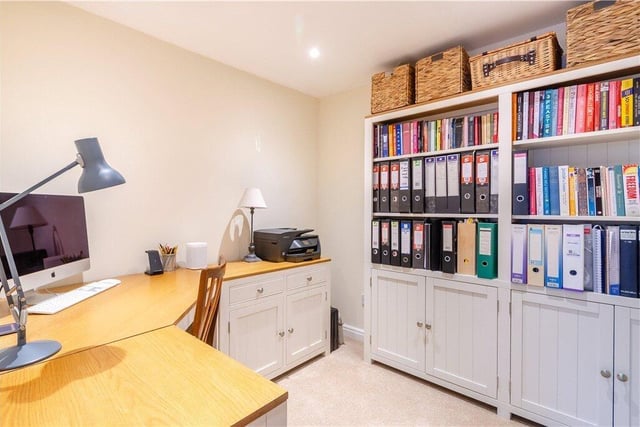 A study or home office.