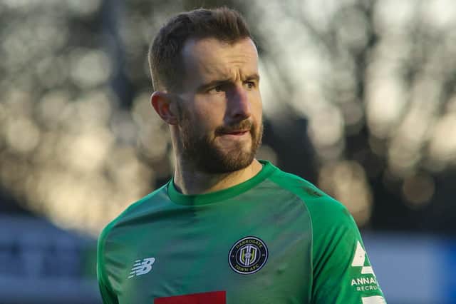 James Belshaw made his second Harrogate Town debut during Saturday's League Two success over Notts County. Pictures: Matt Kirkham