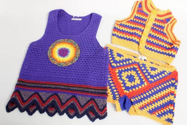 Circa 1970s Saint Laurent Rive Gauche Crochet Garments – sold for £900