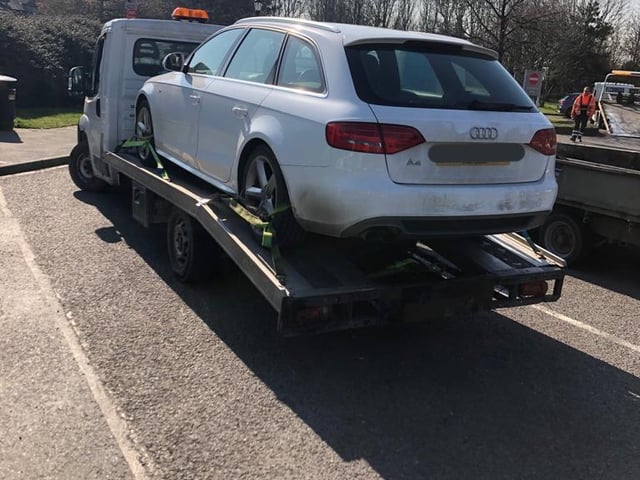This transporter was also overweight, and was being driven with a defective tyre.