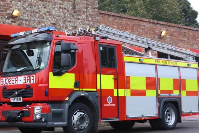 Harrogate fire crews come to the aid of residents in village incidents yesterday.