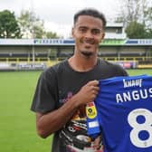 Striker Dior Angus has joined Harrogate Town on a free transfer from Wrexham. Picture: Harrogate Town AFC