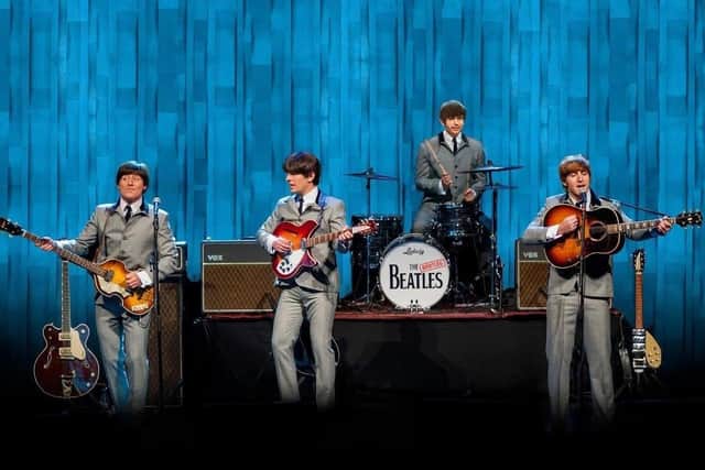 The world's greatest tribute band - The Bootleg Beatles with Steve White pictured left.