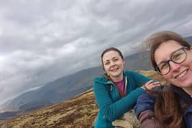 Katherine and Nina decided to take on the trek to fundraise after Nina's dad was diagnosed with dementia in 2024
