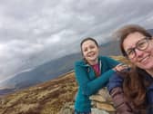 Katherine and Nina decided to take on the trek to fundraise after Nina's dad was diagnosed with dementia in 2024